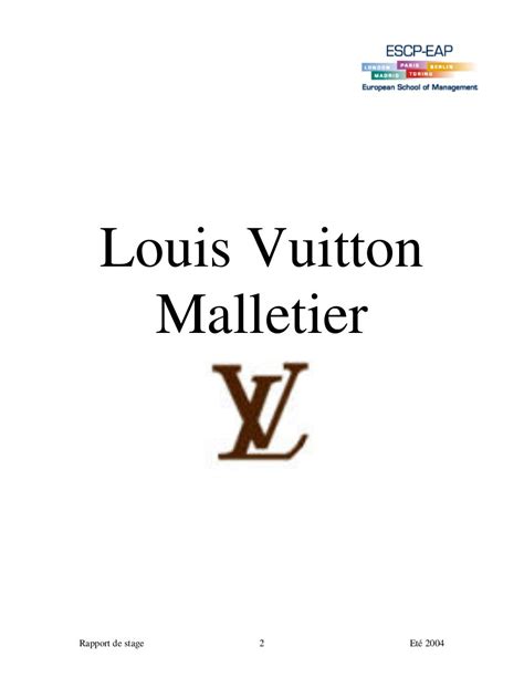 rapport rse louis vuitton